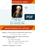 Aplicaciones de La Transfromadas de Laplace en Las Ecuaciones Diferenciales