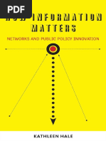 Kathleen Hale - How Information Matters - Networks and Public Policy Innovation (Public Management and Change Series) - Georgetown University Press (2011)