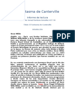 Informe de Lectura El Fantasma de Canterville Por Victor Santana#27 3D