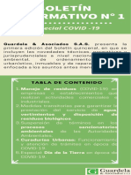 Boletín Informativo No. 1 - Guardela & Asociados S.A.S.