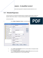 A Simplified Version of Regression Analysis 25.11.11