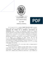 Sentencia #469 de La Sala Constitucional