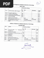 Diploma in Medical Laboratory Technology