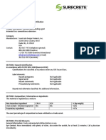 Safety Data Sheet: Polymer Concentrate