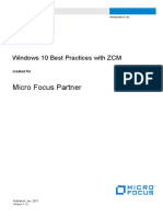 Windows 10 Best Practices Using ZCM V1.1.2 EN 20170113