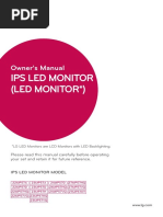 Ips Led Monitor (Led Monitor ) : Owner's Manual