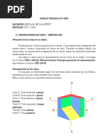 Dibujo Técnico Obtención de Vistas Con El Método Americano y Europeo