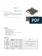 Features:: F722 / 5VBEC / Camera Control / 6x UART / Flash