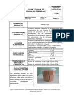 Ficha Tecnica Panelitas de Leche