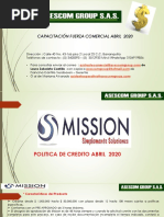 Politica de Credito Mission Abril 2020 PDF