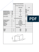 Rectangular Tank Calculation