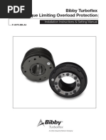 Bibby Turboflex Torque Limiting Overload Protection: Installation Instructions & Setting Manual