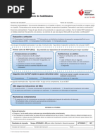 Adult Skills Checklist - Spanish