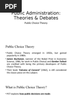 Public Administration: Theories & Debates