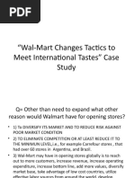 Wal-Mart Changes Tactics To Meet International Tastes