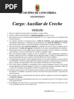 Auxiliar de Creche