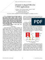 Thin Perforated A-Shaped DRA For UWB Applications: Abas Sabouni, Abdulaziz I. Alali, Farnoush Sabouni