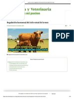 Como Se Da La Regulacion Hormonal Del Ciclo Estral de La Vaca PDF