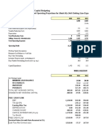 New Heritage Doll Company: Capital Budgeting Exhibit 1 Selected Operating Projections For Match My Doll Clothing Line Expansion