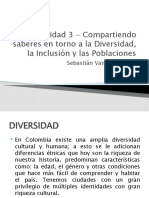 Actividad 3 - Compartiendo Saberes en Torno A La Diversidad, La Inclusión y Las Poblaciones