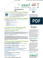 Ecoles de Commerce Et de Management en France, Zoom Sur l'ESDES - École Supérieur de Commerce Et de Management