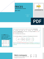 Matrices: Corporacion Universiaria Minuto de Dios Algebra Lineal