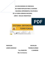 Ensayo Sistema Defensivo Territorial DIN 