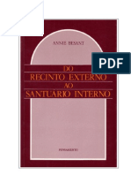 Annie Besant - Do Recinto Externo Ao Santuario Interno