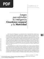 Juegos para Estimular Las Inteligencias Múltiples - (7. INTELIGENCIA CINESTÉSICO-CORPORAL Y (... ) ) PDF