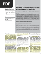 Protesis Total Inmediata Como Alternativa de Tratamiento