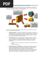 Funciones Básicas de Las Computadoras