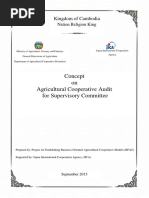 Concept On Agricultural Cooperative Audit For Supervisory Committee