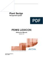 Pdms Lexicon: Reference Manual