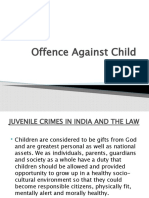 Offence Against Child: Unit - I Llb-Ii, Sem