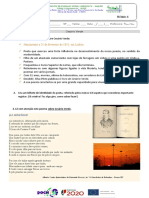 Cesário Verde e A Sua Época Ficha de Trabalho
