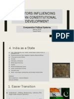 Factors Influencing Indian Constitutional Development PDF