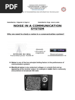 Why We Need To Study A Noise in A Communication System?