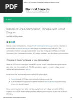 Natural or Line Commutation - Principle With Circuit Diagram - Electrical Concepts