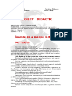 Proiect Didactic - Caragiale