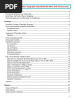 Geo Human Geography PF PDF