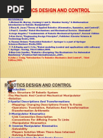 9-John J. Craig, "Introduction To Robotics Mechanics and Control", Third Edition, 2005