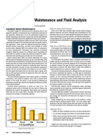 Condition Based Maintenance and Fluid Analysis