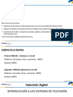 Semana No.1 - Introducción TV Analógica