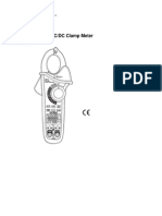 400amp True RMS AC/DC Clamp Meter: Model EX613