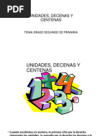 Unidades, Decenas y Centenas 1