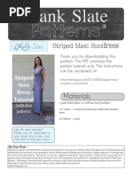 Dress: Striped Maxi Sun