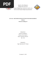 Ece 416 - Microprocessor System With Programming Finals Obstacle Avoiding Car