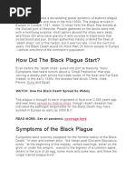 The Black Death Was A Devastating Global Epidemic of Bubonic Plague That Struck Europe and Asia in The Mid