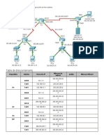 Tabla de Direccionamiento: Paso 1. Realizar La Configuración en Ejecución en Los Routers