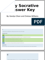 Socrative Assessment Answer Key